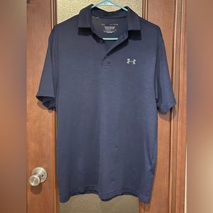 Under Armour Polo - Men’s Medium short sleeve playoff polo golf or casual blue